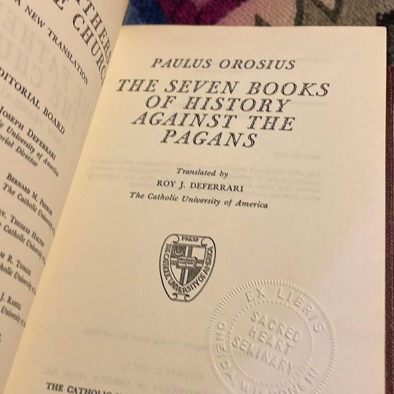 Orosius: Seven Books Against the Pagans