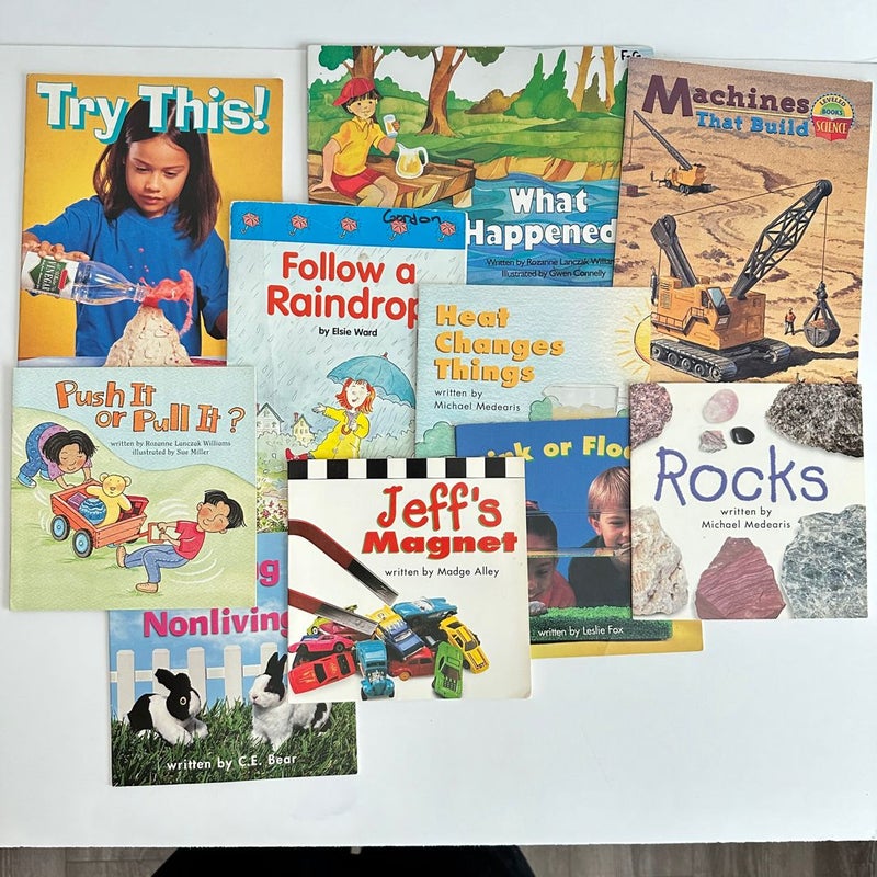 Children Early Readers Science Bundle, 18 books