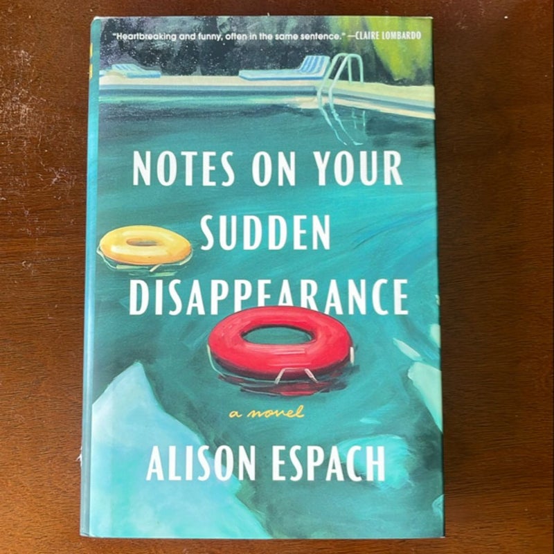 Notes on Your Sudden Disappearance