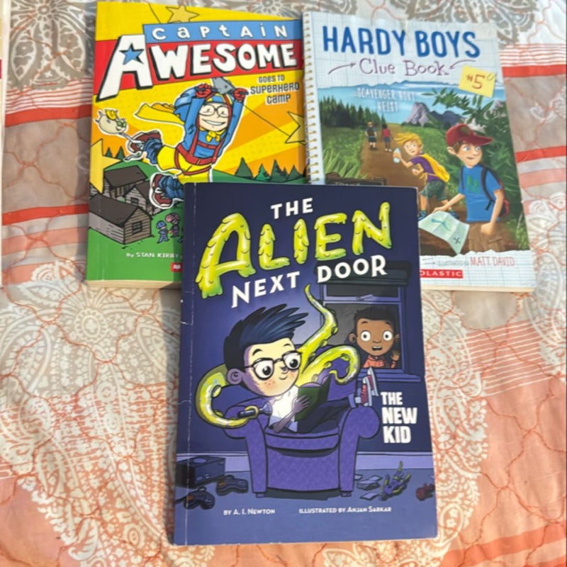 Hardy boys clue book captain awesome the alien next door