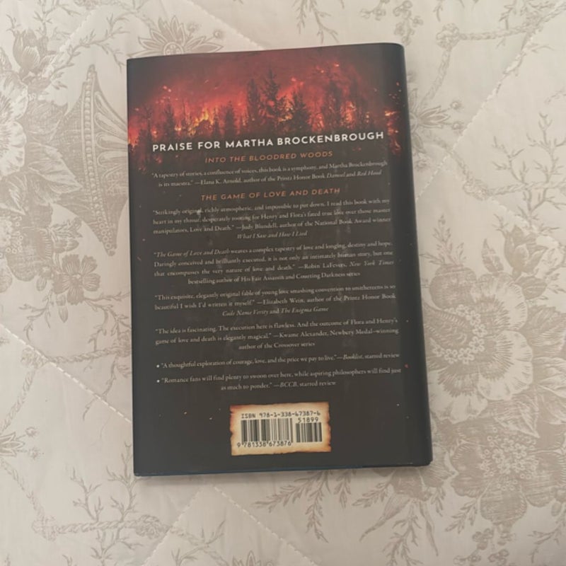 Into the Bloodred Woods (SIGNED BOOK PLATE) 