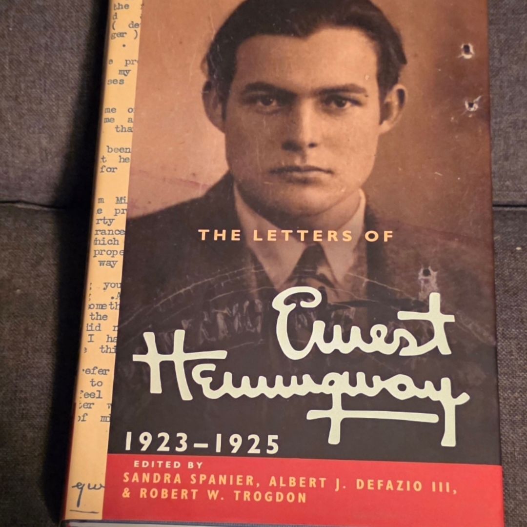 The Letters of Ernest Hemingway, 1923-1925