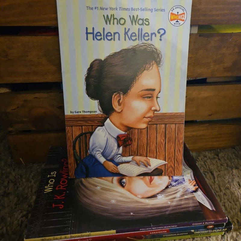 Who Was...? Set of 10 books