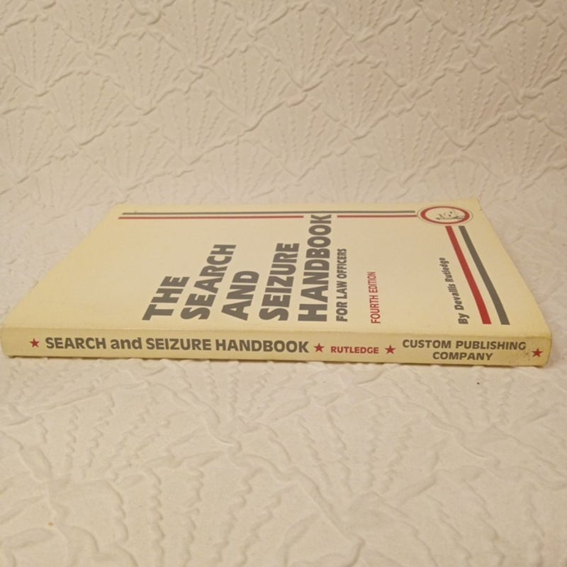 The Search and Seizure Handbook VINTAGE 1990