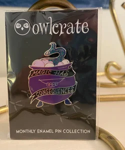 Sweet and Bitter Magic Owlcrate Pin #73