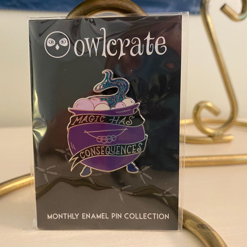 Sweet and Bitter Magic Owlcrate Pin #73