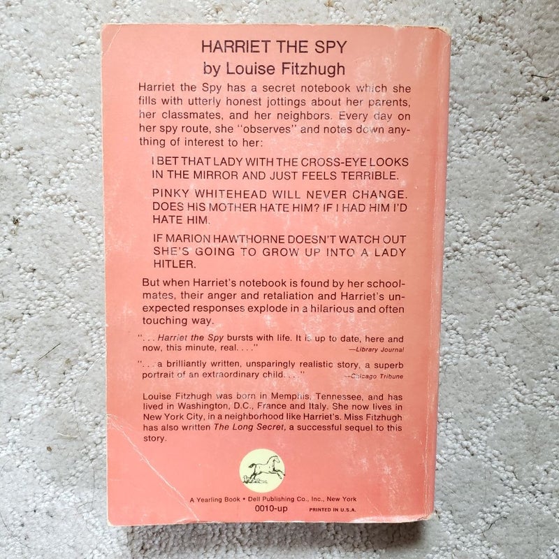 Harriet the Spy (5th Dell Printing, 1969)