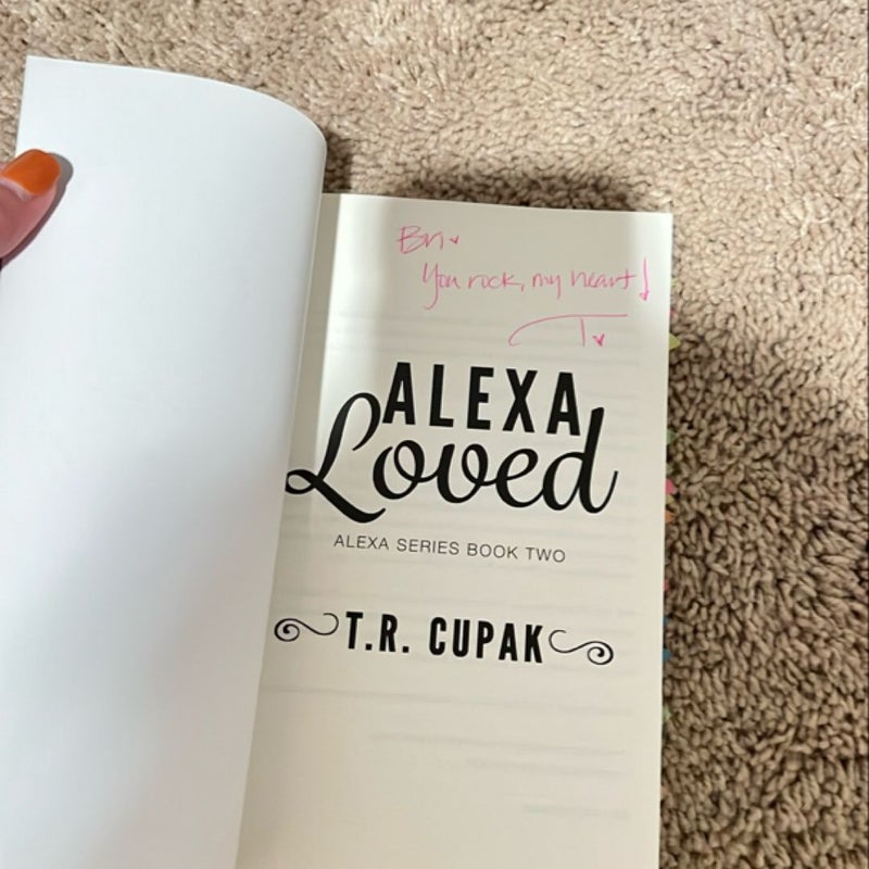 Alexa Crushed and Loved signed