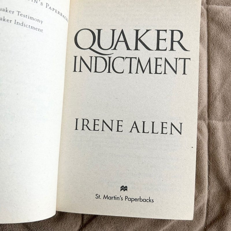 Quaker Indictment