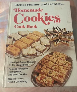 Better homes and garden homade cookies cook book 1975 