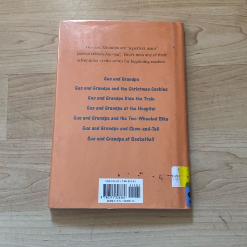 Gus and Grandpa at Basketball