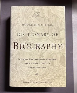 The Houghton Mifflin Dictionary of Biography