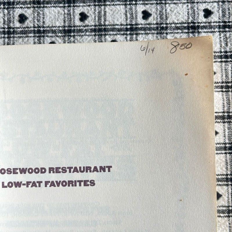 Moosewood Restaurant Low-Fat Favorites