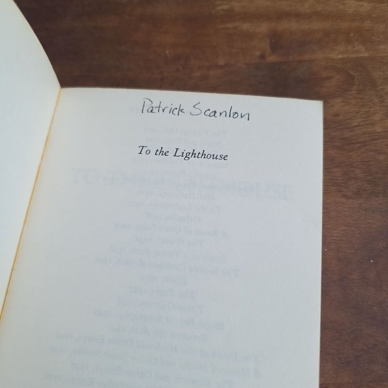  VINTAGE 1955 To The Lighthouse (By Virginia Woolf)