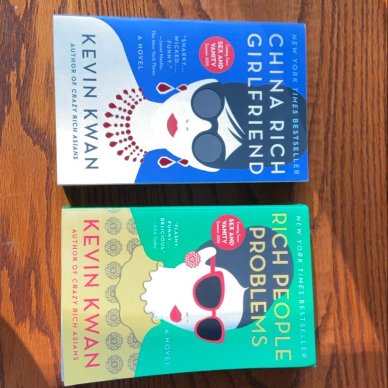 China Rich Girlfriend & Rich People Problems (books 2 & 3) of Trilogy