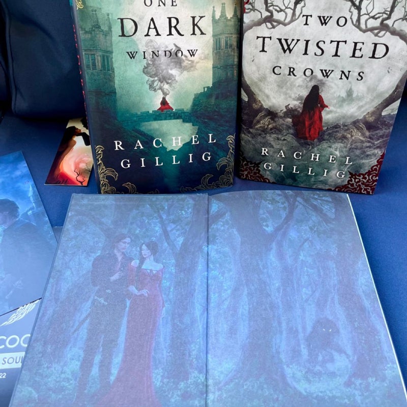 FAIRYLOOT One Dark Window & Two Twisted Crowns & Fairyloot Pin