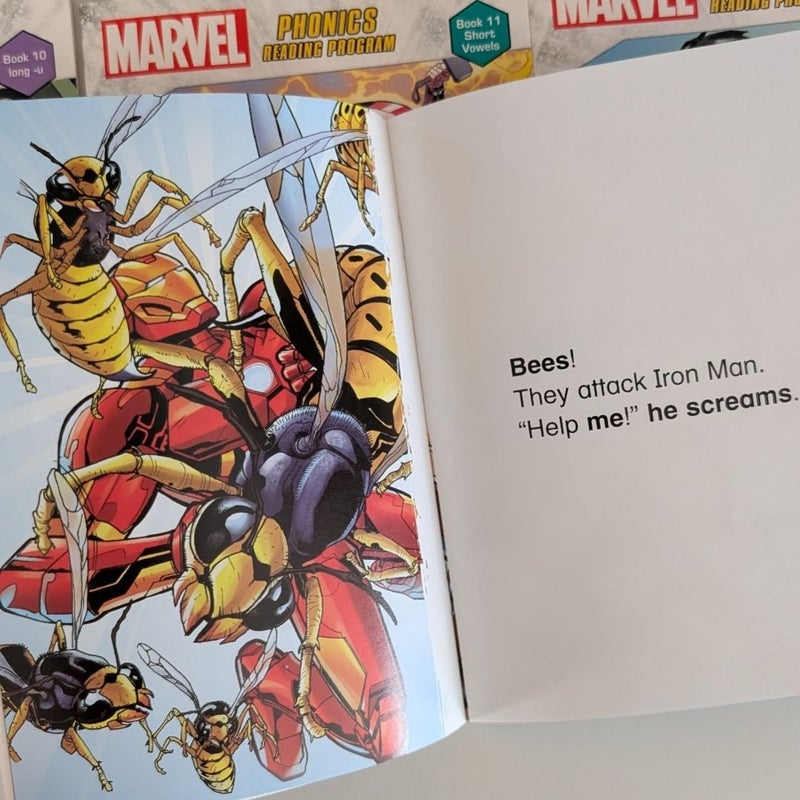 Marvel Phonics Reading Program Box Set - 12 Books