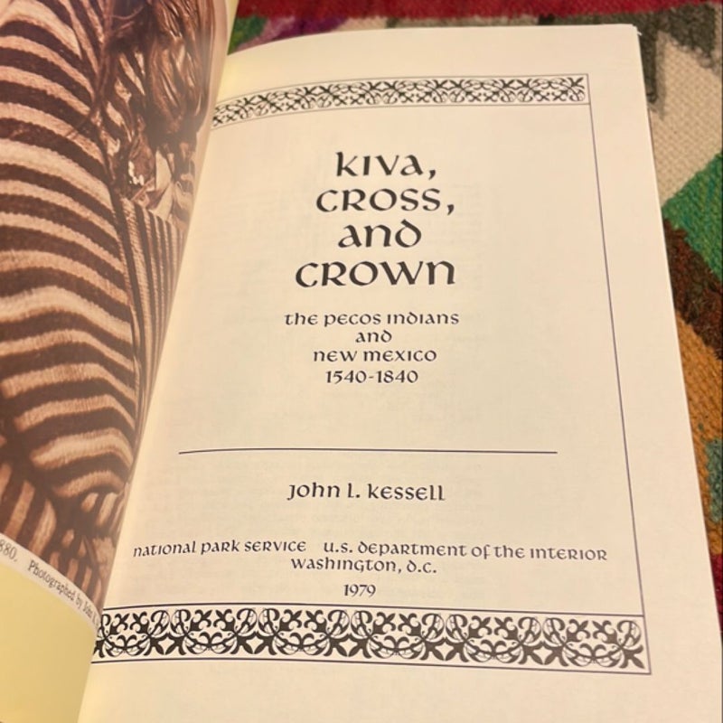 Kiva, Cross, and Crown (1979, signed)