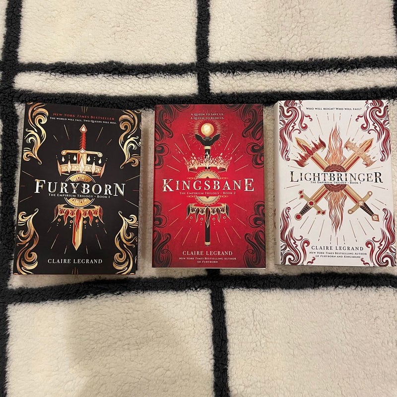 Furyborn, Kingsbane, and Lightbringer