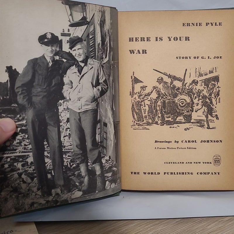 Here Is Your War (1945 Hardcover)