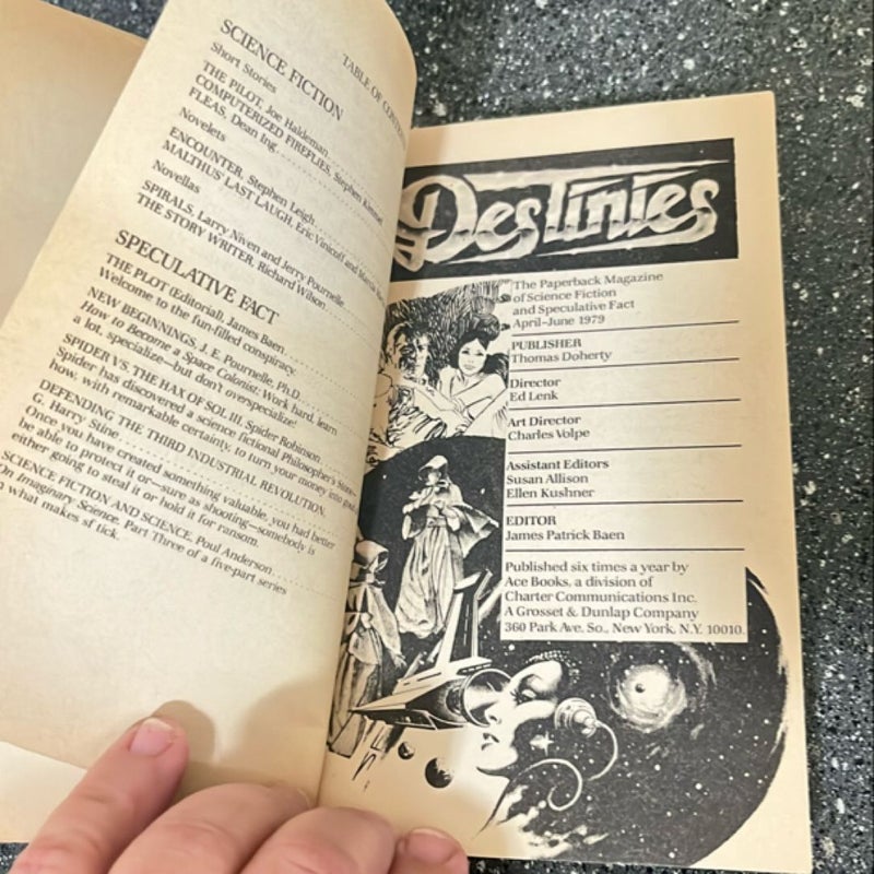 Destinies vol 1, #3. An ACE book April 1979. 