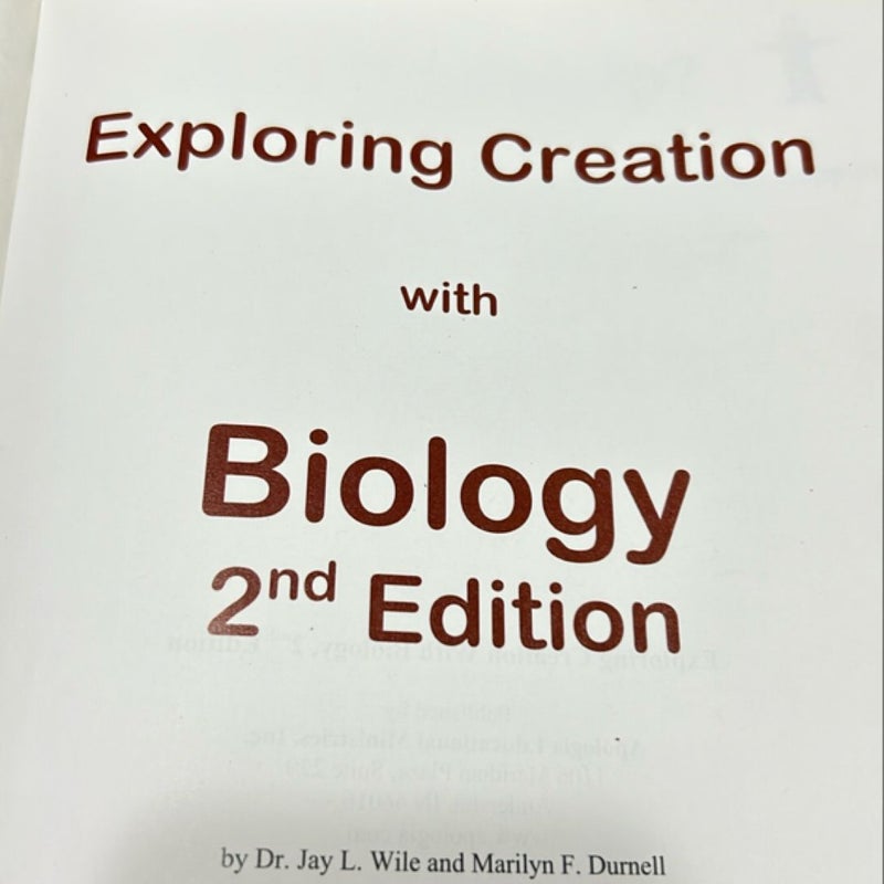 Exploring Creation with Biology