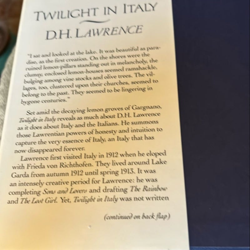 Twilight in Italy and Other Essays