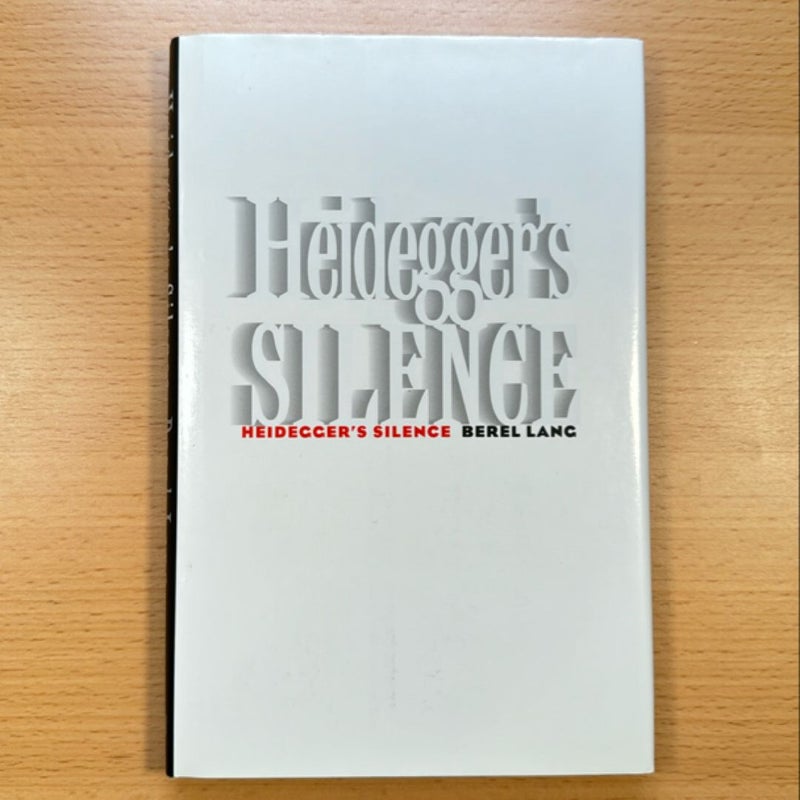 Heidegger's Silence