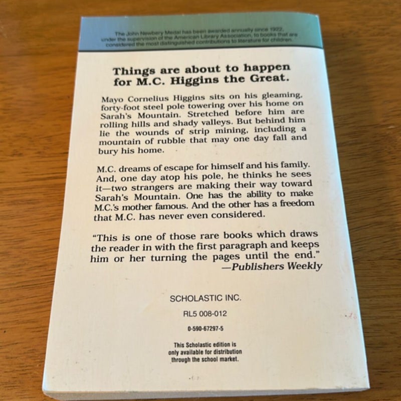 M.C. Higgins, The Great 
