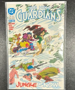 The New Guardians # 2 Jungle Snow Oct 1988 DC Comics