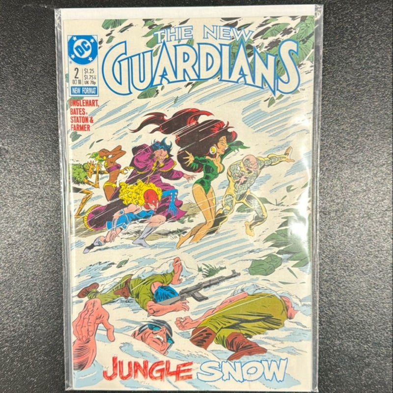 The New Guardians # 2 Jungle Snow Oct 1988 DC Comics