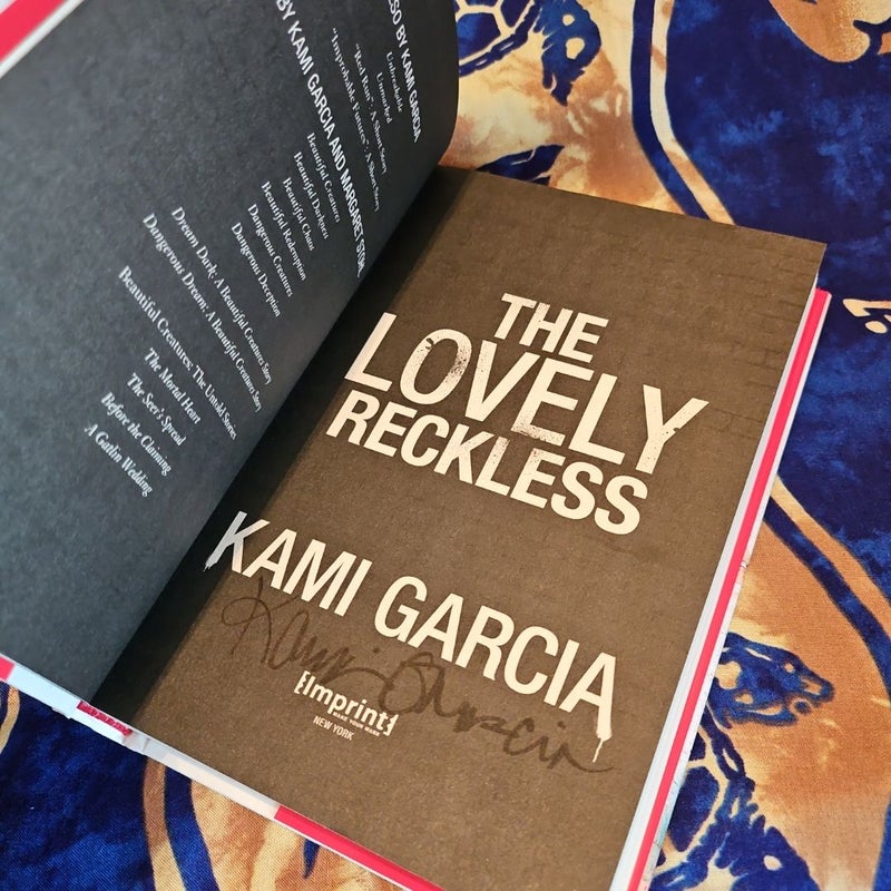 The Lovely Reckless **signed by author**