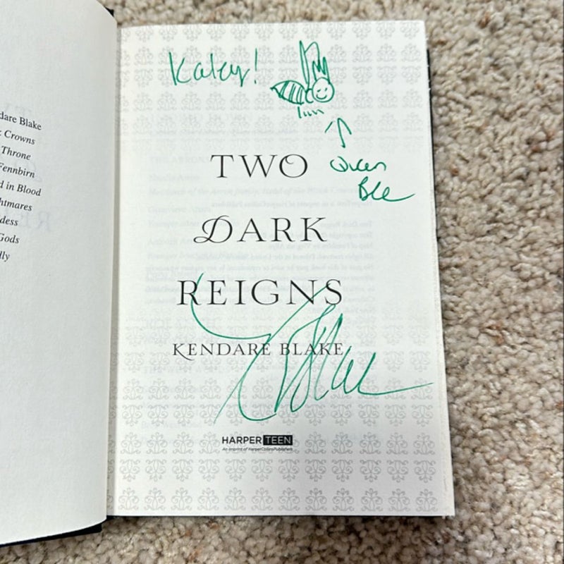 Two Dark Reigns SIGNED