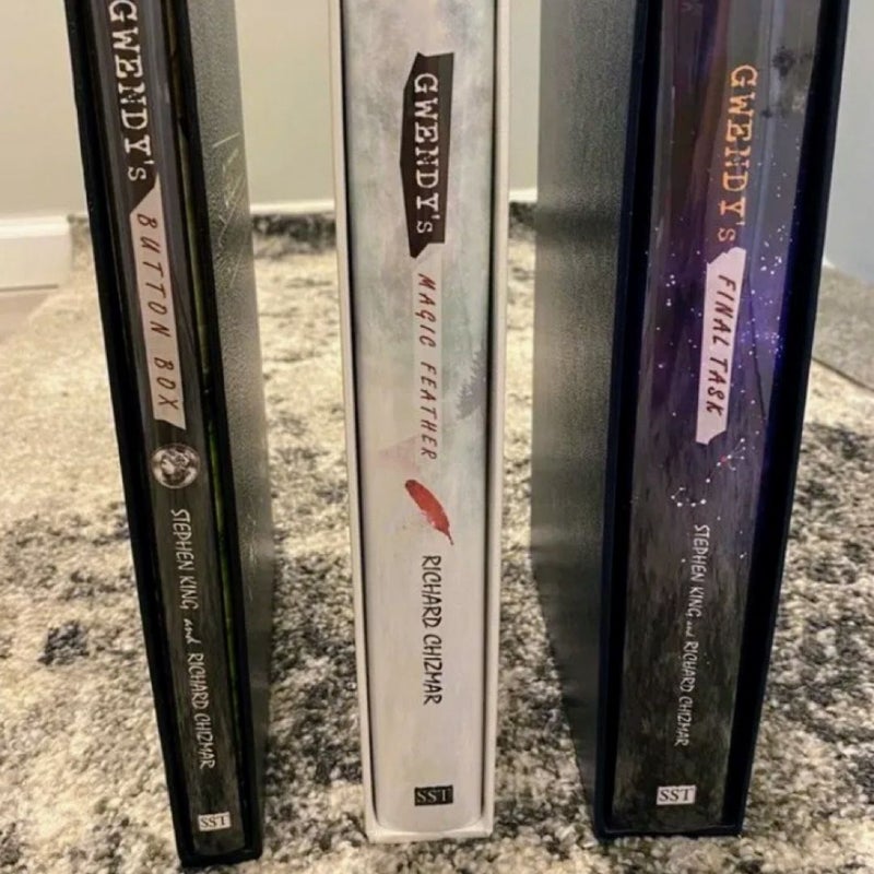 Stephen King Gwendy’s Button Box Trilogy SST Slipcased Limited Editions