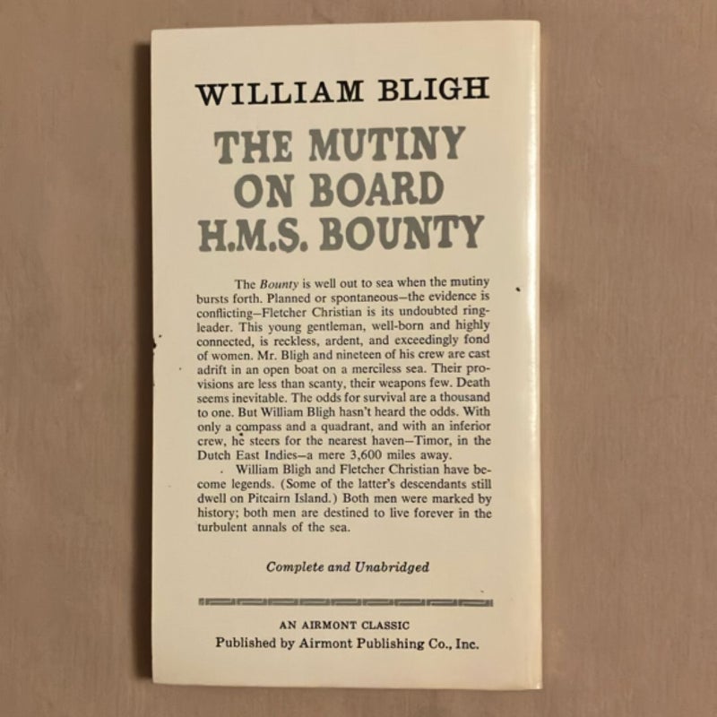 The Mutiny on Board H.M.S. Bounty