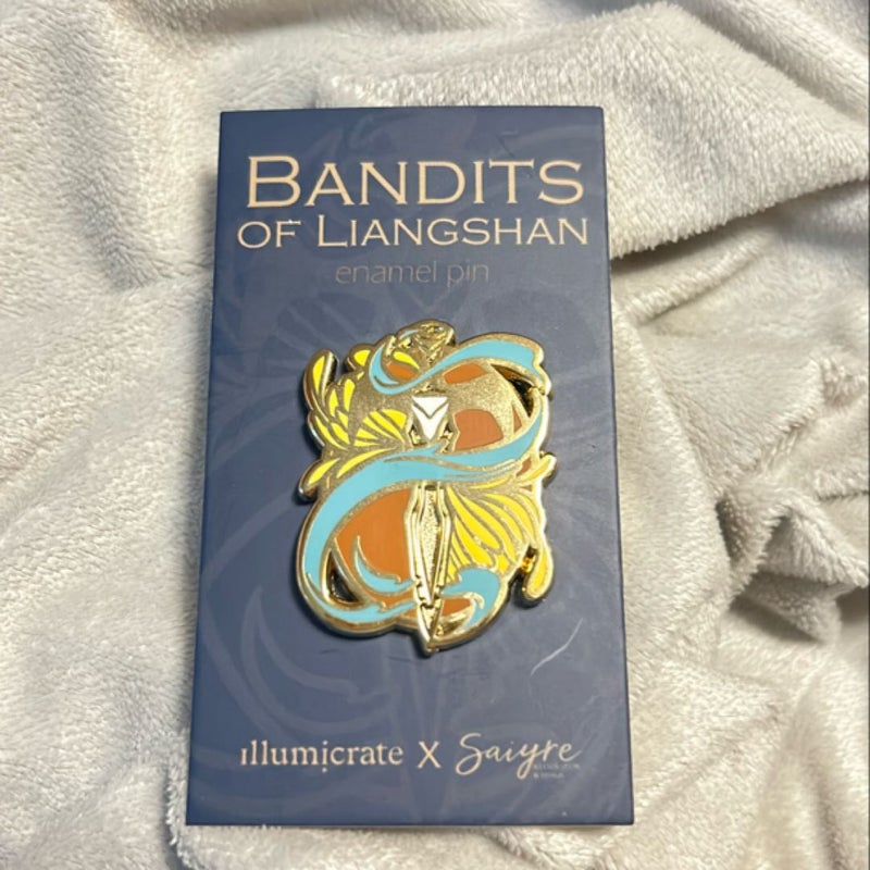 Bandits of Laingshan enamel pin ( Illumicrate item) 