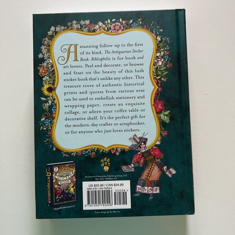 Barnes & Noble Antiquarian Sticker Book: The Antiquarian Sticker Book:  Bibliophilia (Hardcover)