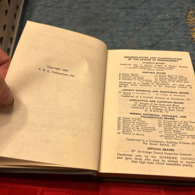 Handbook of Freemasonry
