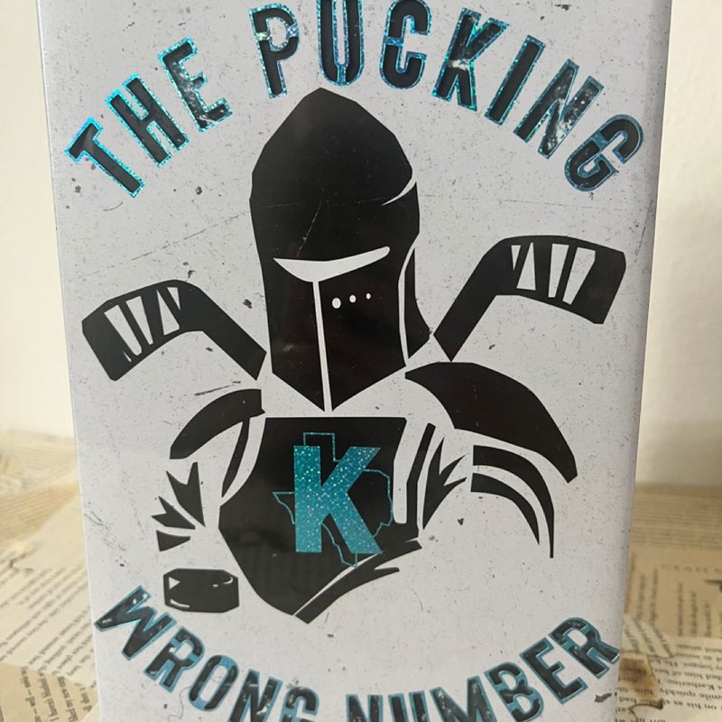 The pucking wrong number C.R Jane  bookish box special edition hardback signed