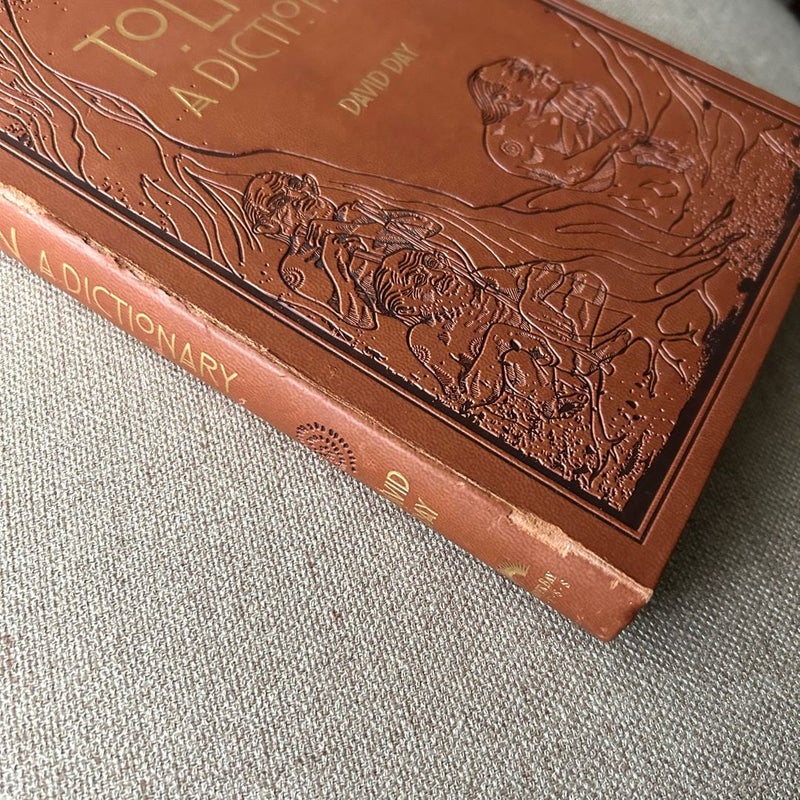 A Dictionary of Tolkien (Deluxe Leather Bound Edition)