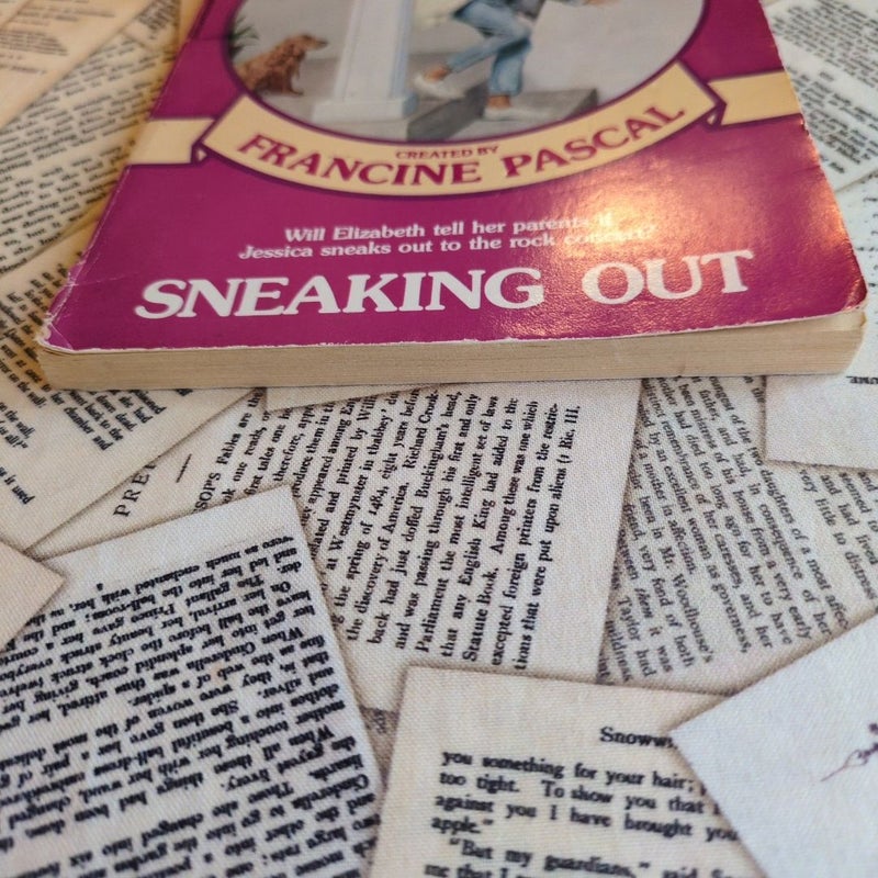 Sweet Valley Twins #5: Sneaking Out