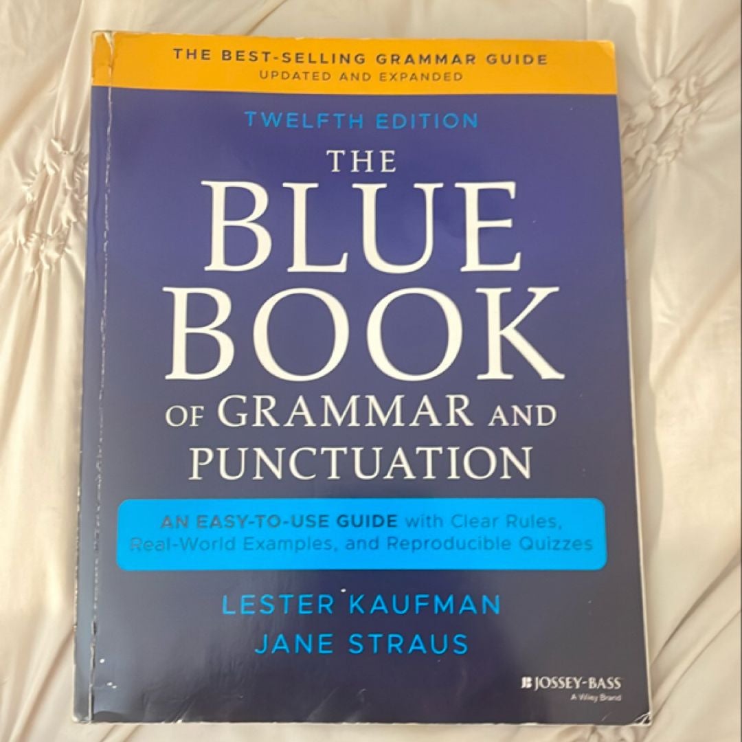 The Blue Book of Grammar and Punctuation