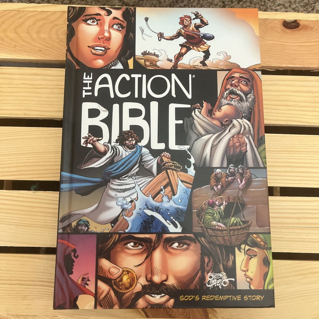 The Action Bible: God's Redemptive Story by Sergio Cariello, Hardcover