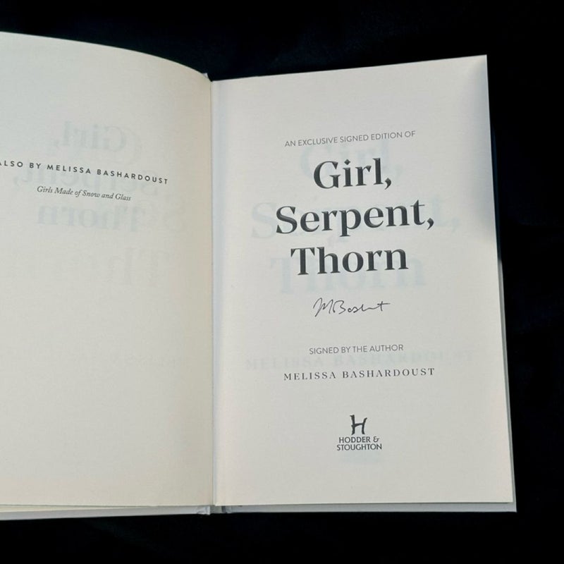 Girl, Serpent, Thorn (Fairyloot Exclusive Edition)