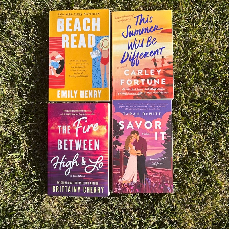 The Fire Between High and Lo, Savor It, This summer will be different, and beach read! SUMMER BOOKS
