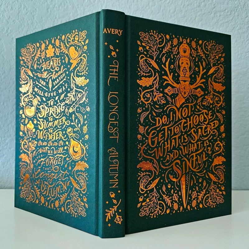 NEW The Longest Autumn SIGNED by Amy Avery FIRST Edition Owlcrate Limited