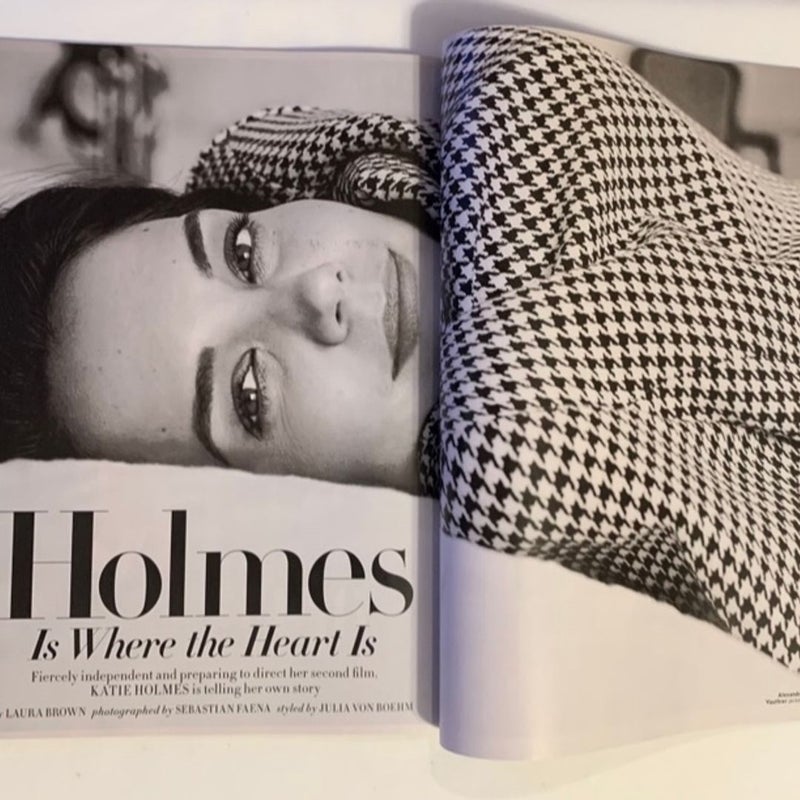 Instyle Katie Holmes “Is Where The Heart Is”April 2020 Magazine