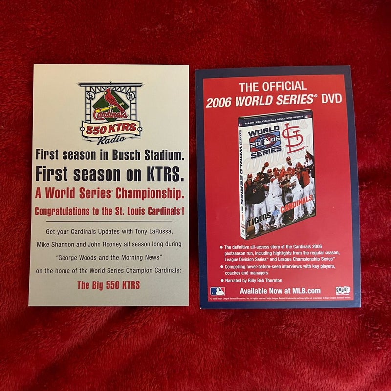 STL Cardinals 2006 World Series 8 DVD set Collector’s Edition