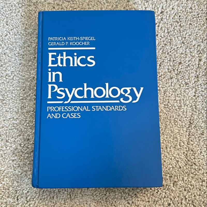 Ethics in Psychology