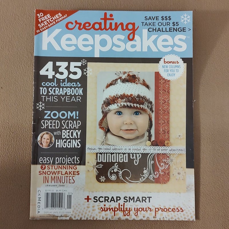 Bundle of Creating keepsakes scrapbooking magazines